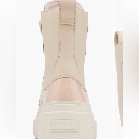 NWOB SOREL Caribou X waterproof bleached/ceramic chalk High-Top Boots size 9M - Picture 6 of 12